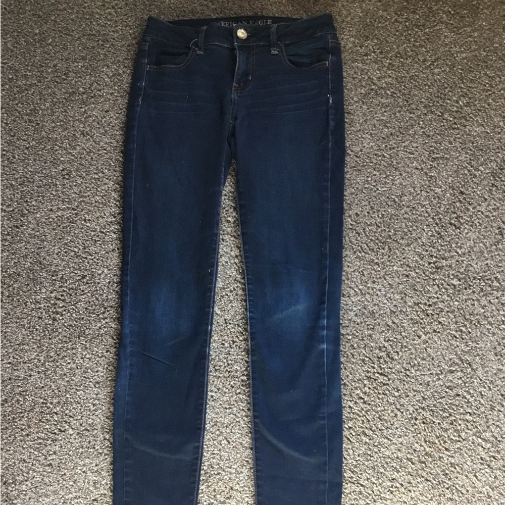 AEO Super Stretch Denim Cigarette Jean Jeggings - Picture 2 of 5